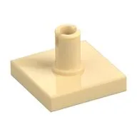 Tile Special 2 x 2 with Top Pin / Tan