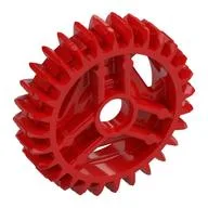 Differential Gear - 28 Tooth with Round Axle Hole / Red