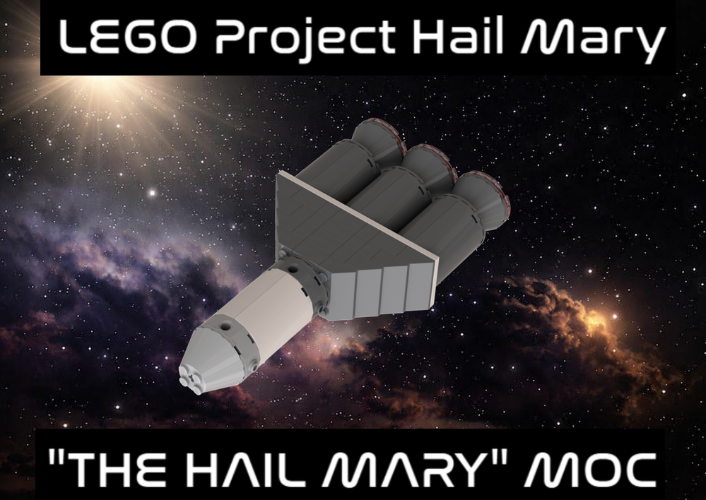 Lego Project Hail Mary "The Hail Mary" Spacecraft (Book Version)