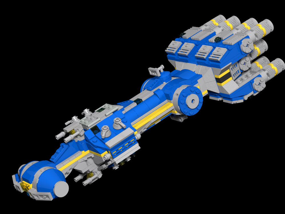 Lego Rebel Blockade Runner - Classic Space - Midi Scale