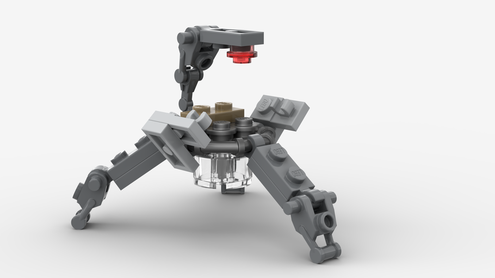Lego Droideka (Only uses parts from the Spider Droid in 75337)