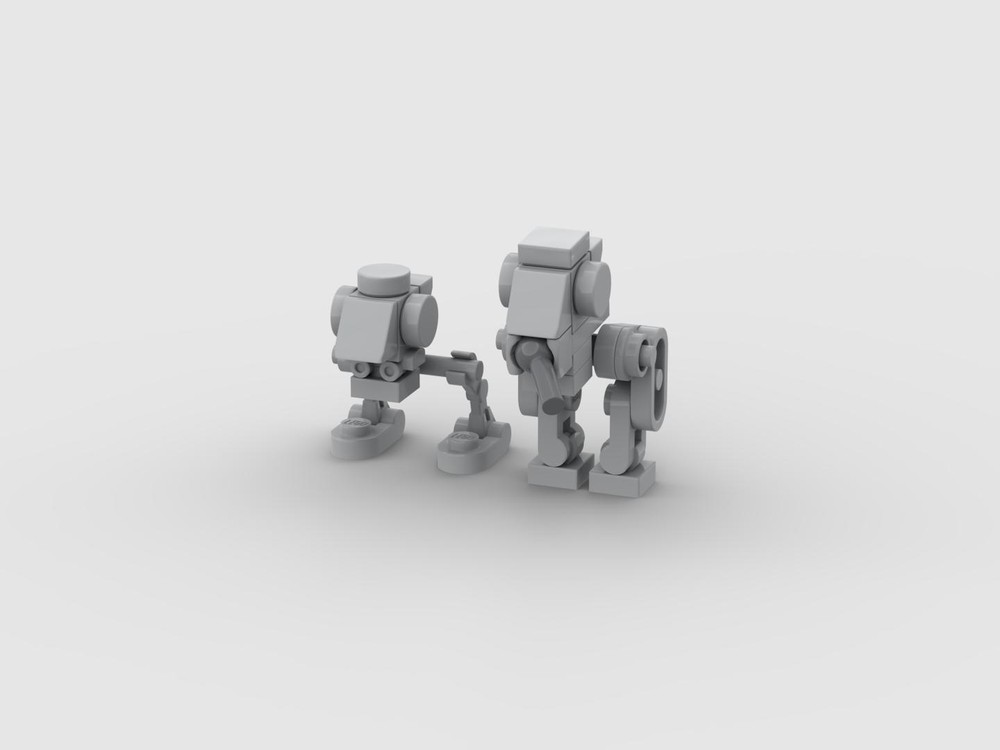 Lego AT ST and AT DP walkers (mini scale)