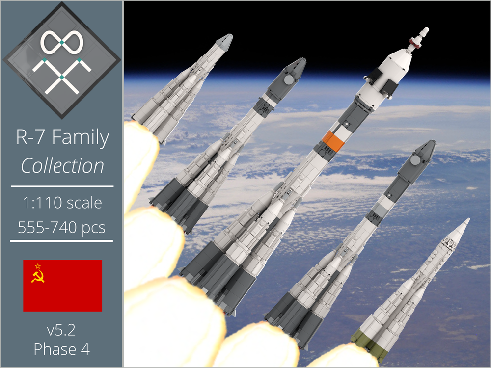 Lego 1:110 Soviet R-7 Family Collector’s Edition