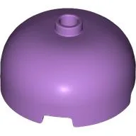 Brick Round 3 x 3 Dome with Center Stud / Medium Lavender