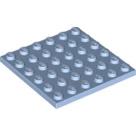 Plate 6 x 6 / Bright Light Blue