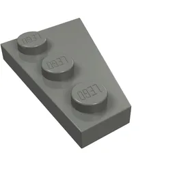 Wedge Plate 3 x 2 Left / Dark Bluish Gray
