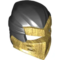 Wrap with Armor Mask Pearl Gold Pattern / Black