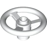 Lego Technic Steering Wheel Small (3 Studs Diameter) / White