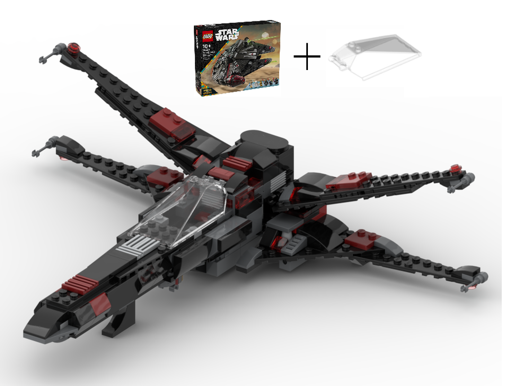 Lego Dark X Wing - Modification of #75389-1 The Dark Falcon