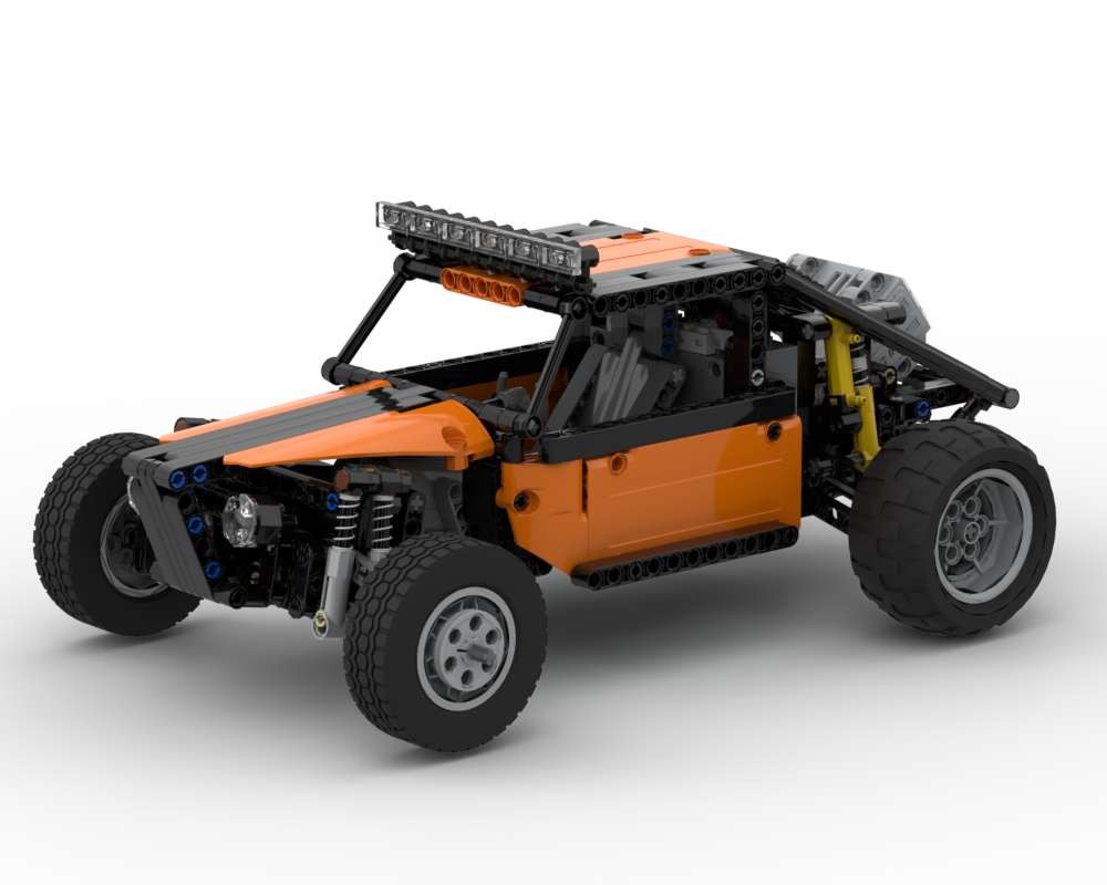Lego Buggy with dampers (pneumatic cylinders)