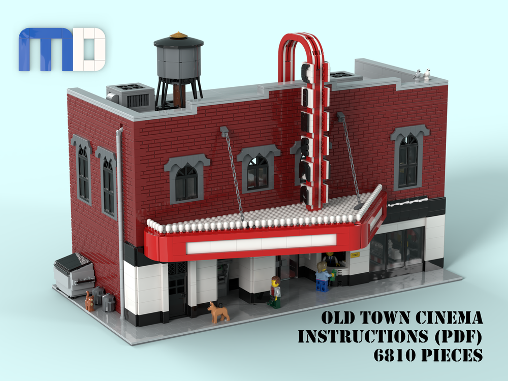 Lego Old Town Cinema MOC