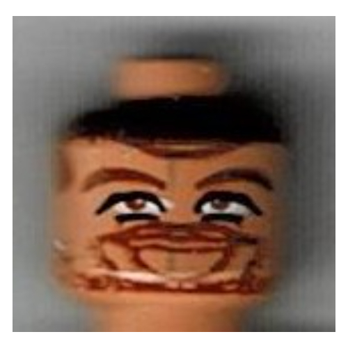Lego Minifig Head NBA Predrag Stojakovic Print [Blocked Open Stud] / Nougat