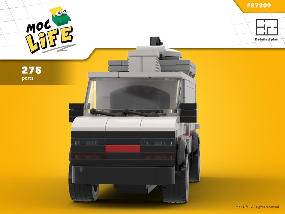 Lego GMC Savana news van