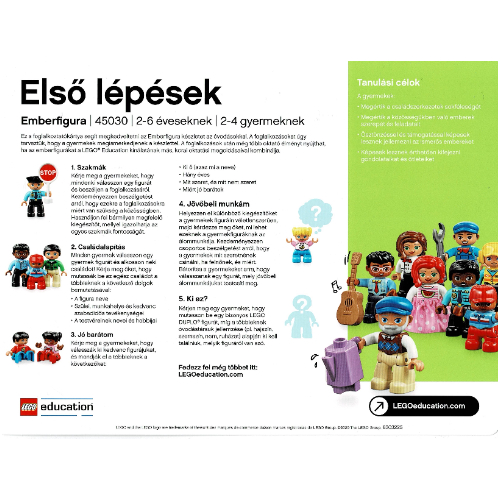 Lego Activity Card, Set 45030-1, Getting Started - Hungarian/Spanish / [No Color/Any Color]