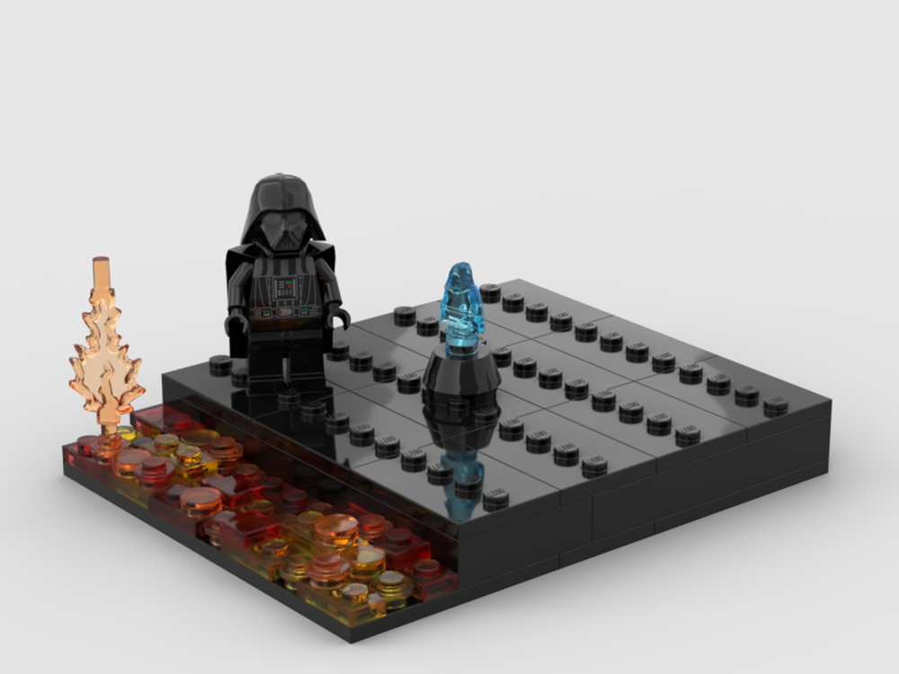 Lego Darth Vader on Mustafarr