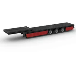 Low-bed Trailer for 1:20/1:21 trucks