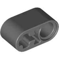 Technic Beam 1 x 2 Thick with Pin Hole and Axle Hole / Dark Bluish Gray