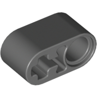 Lego Technic Beam 1 x 2 Thick with Pin Hole and Axle Hole / Dark Bluish Gray