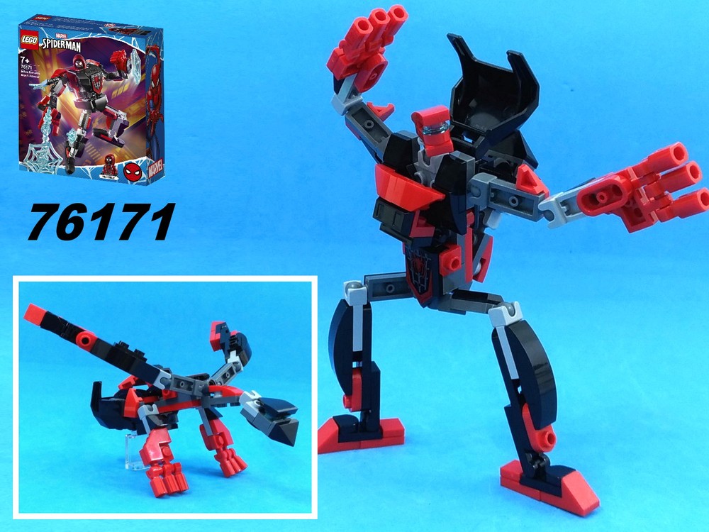 Lego Transformer Bird from LEGO Marvel set 76171: Miles Morales Mech armor