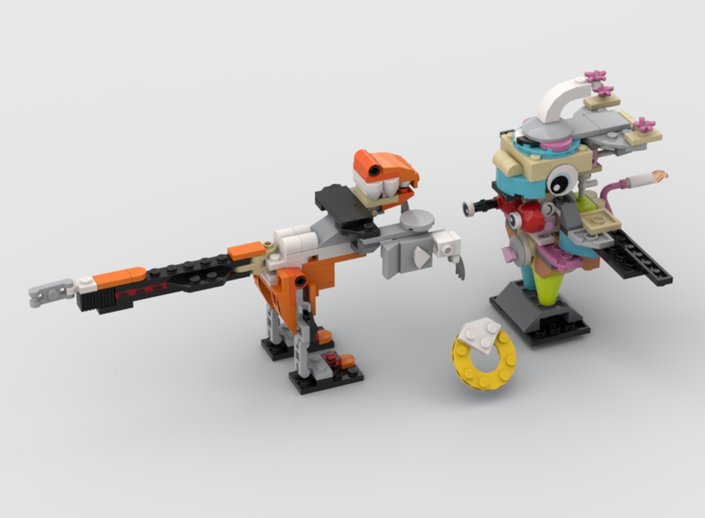 Lego 30714, 30727, 30715 Dino Bird Ring