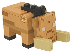 Minecraft Hoglin, Nougat Face - Brick Built