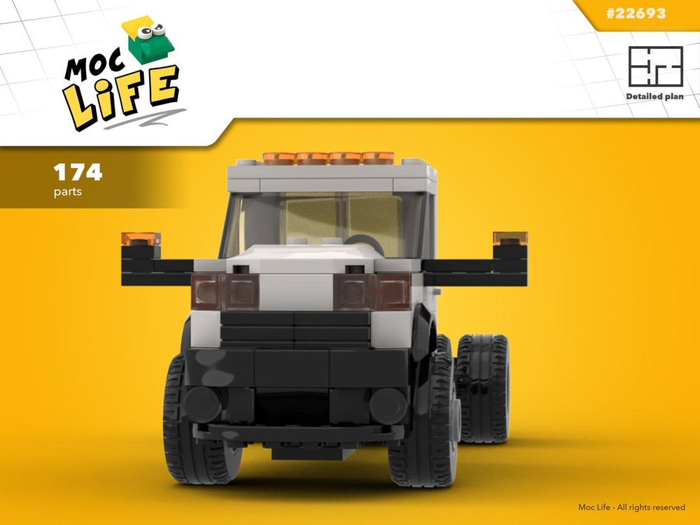 Lego Ram 3500 regular cab chassis dually