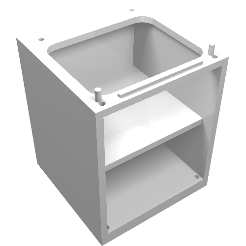 Lego Homemaker Washbasin Base 4 x 4 x 4
