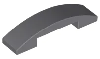Brick Curved 4 x 1 Double, No Studs