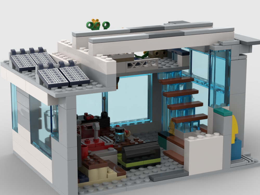 Lego Restaurant MOC 60291 Family hause