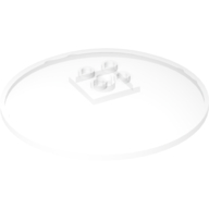 Lego Dish 8 x 8 Inverted [Radar], Hollow Studs
