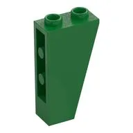 Brick Sloped Inverted 75° 2 x 1 x 3 / Green