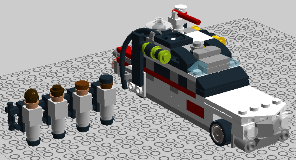Lego 1984 Ecto-1 Cadillac Miller-Meteor Futura Duplex