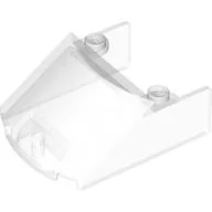 Windscreen 5 x 4 x 1 1/3 / Trans-Clear