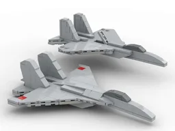 F-15 and Su-27 at 1-110 scale