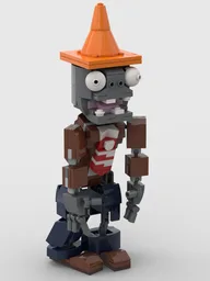 PVZ 2 Conehead zombie