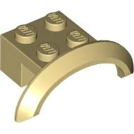 Wheel Arch, Mudguard 4 x 2 1/2 x 1 / Tan