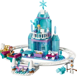 Elsa's Ice Castle & Snow Ride Adventure