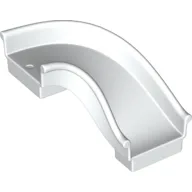 Duplo Playground Slide Curved Right 90° / White