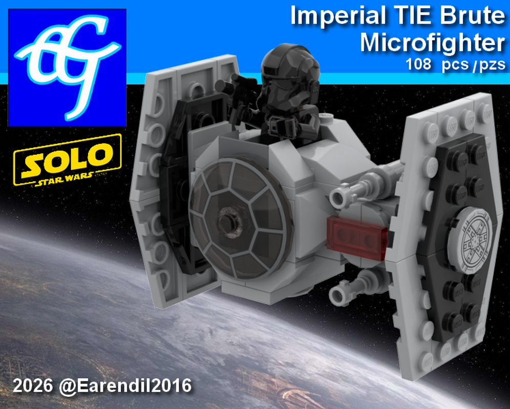 Lego Imperial TIE Brute Microfighter