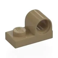 Plate Special 1 x 2 with Pin Hole on Top / Dark Tan