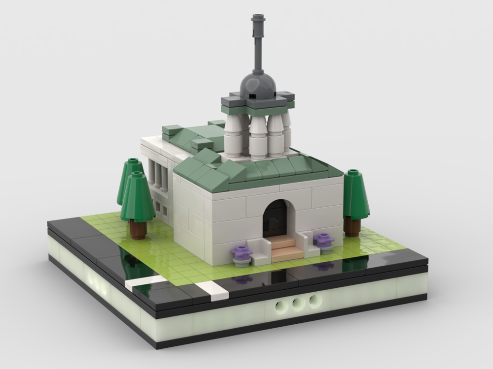 Lego Church for a Mini Modular City