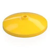 Dish 4 x 4 Inverted with Open Stud [Radar] / Yellow