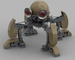 DSD1 Dwarf Spider Droid Minifigure Scale