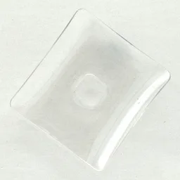 Clikits Insert 4 x 4 with Small Hole / Trans-Clear