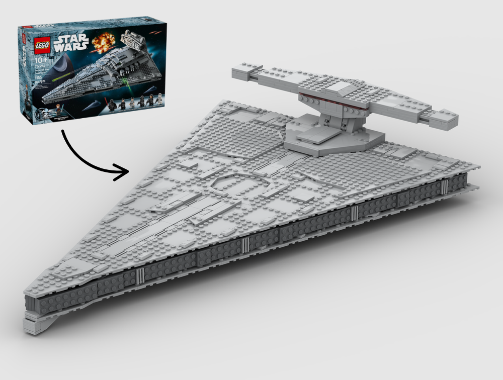 Lego Mandator IV-Class Siege Dreadnought Alternate Build Using Set 75394
