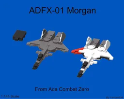 ADFX-01 Morgan (from Ace Combat Zero, 1:144 Scale)