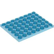 Plate 6 x 8 / Trans-Dark Blue