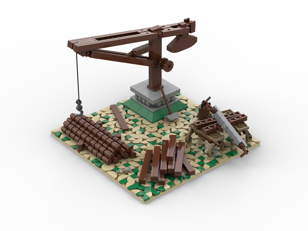 Lego Age of Empires - Lumber Camp (Native American)