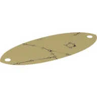 Sail, 4 x 16 Oval with Rips and Clamps Print / Tan