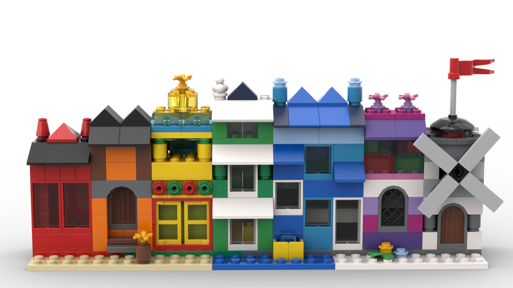 Lego 11008 Rainbow houses